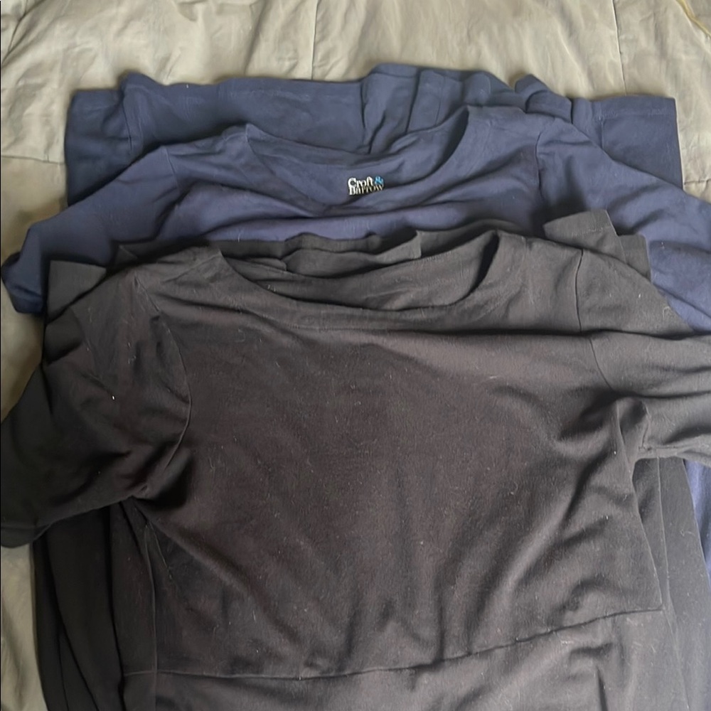 Black and Navy Dress Bundle set of 2